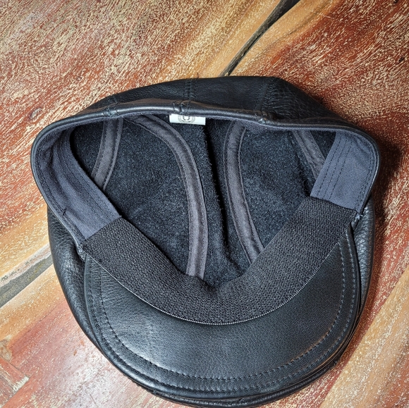 Dobbs Genuine Leather Vintage Cabbie/Newsboy Hat - Picture 5 of 6